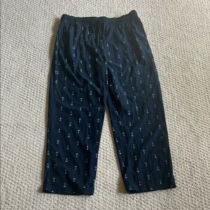 Nautica Navy Blue Anchor Print Men's Sleep/Lounge Pants. NWT